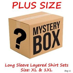 Plus Size Long Sleeve Layered Shirts - Reseller / Semi-Mystery Box